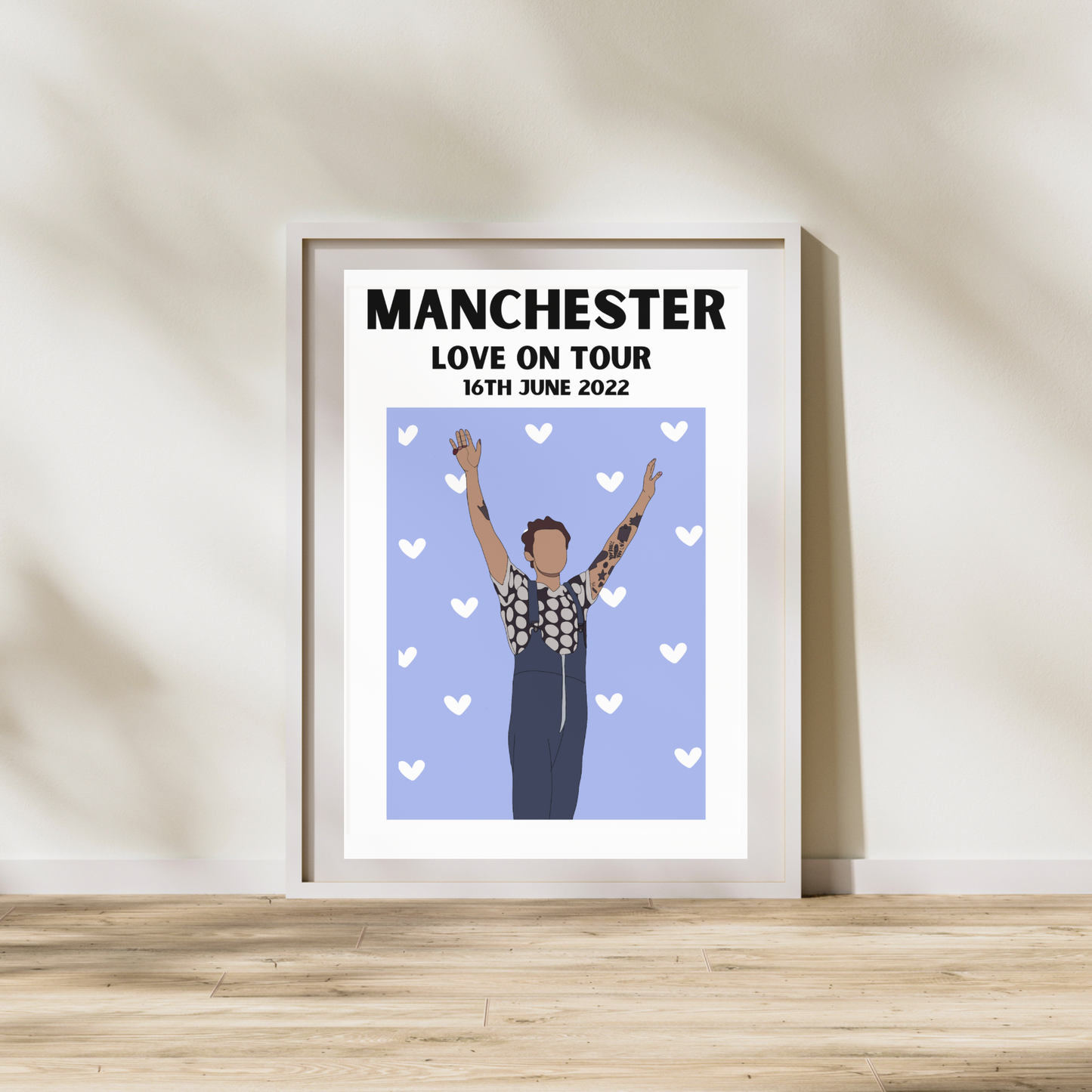 Harry Styles Manchester Night 1 Poster | Love on Tour Poster | HSLOT 22 Manchester N1 Poster | Harry Styles Poster