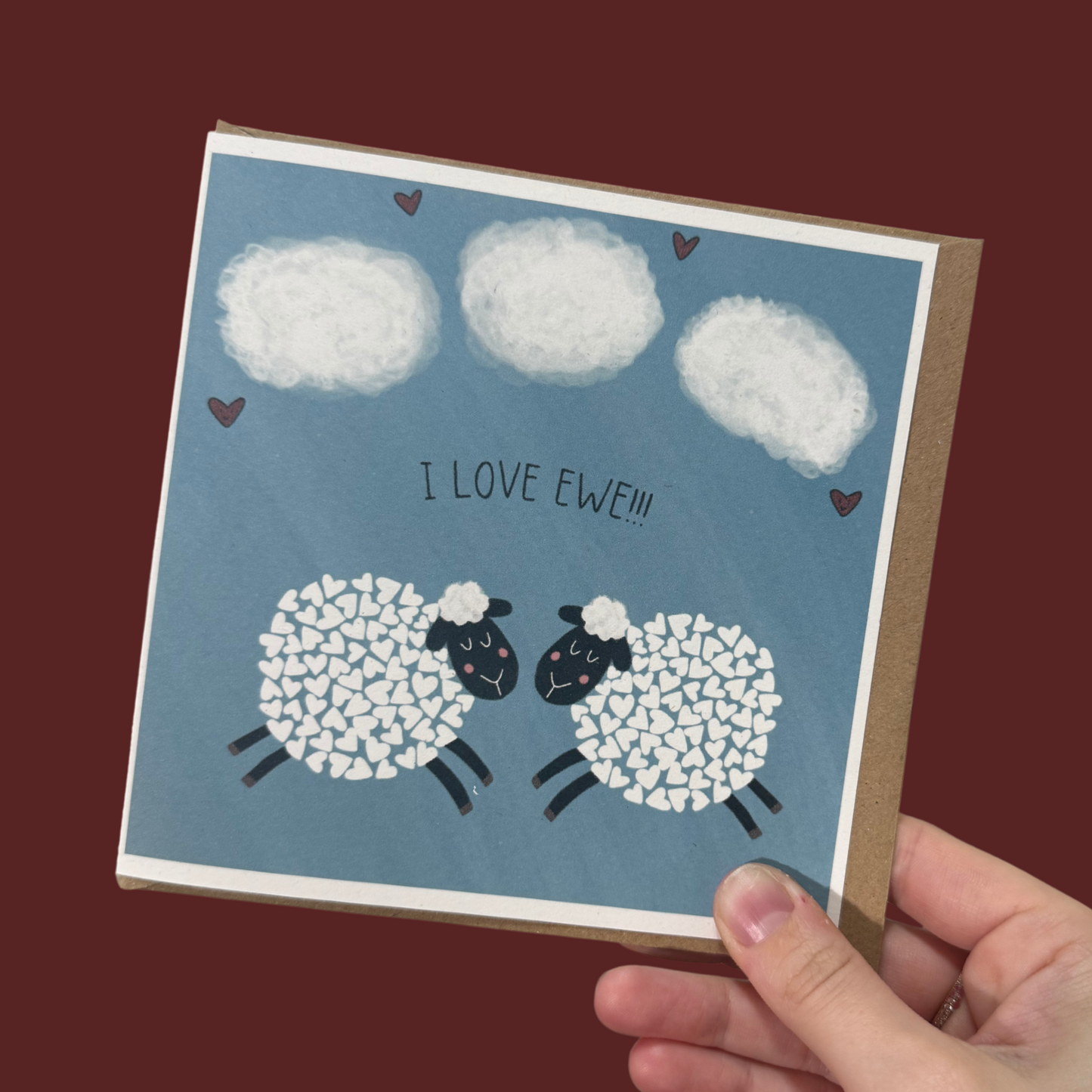 I Love Ewe - Greeting Card