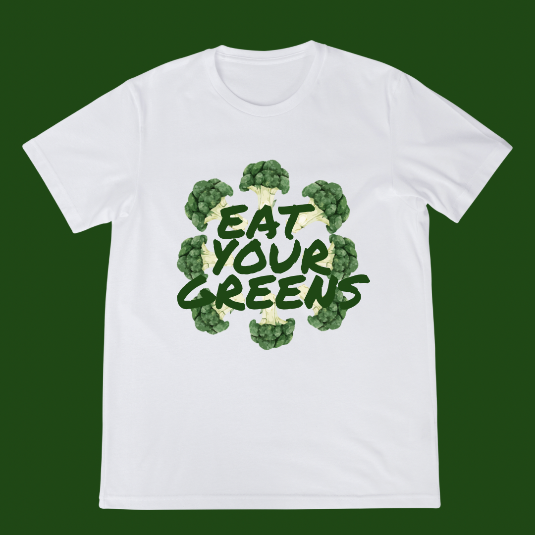 EAT YOUR GREENS GRAPHIC TEE