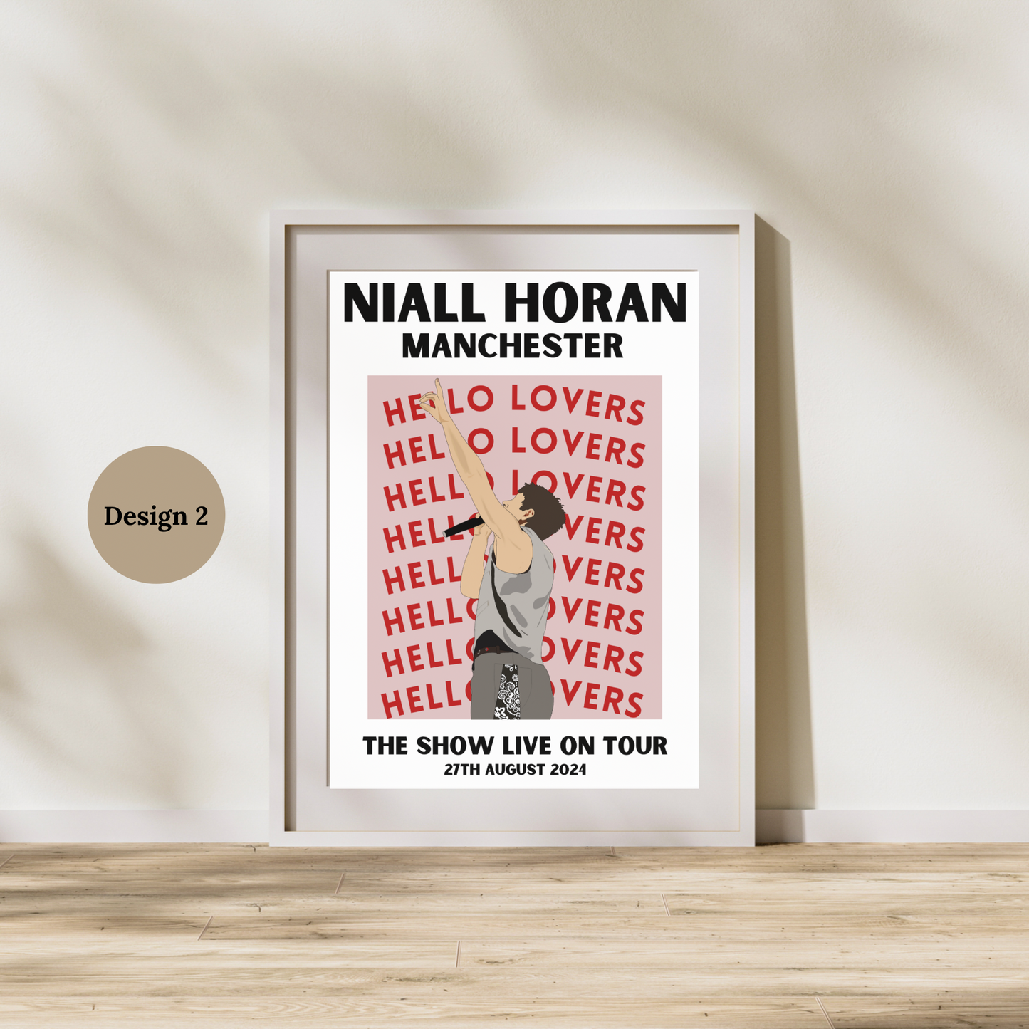 Niall Horan Manchester Poster | The show live on tour poster | TSLOT 24