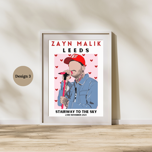 Zayn Malik Leeds Print