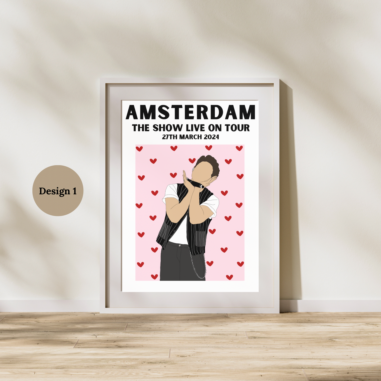 Niall Horan Amsterdam Poster | The show live on tour poster | TSLOT 24