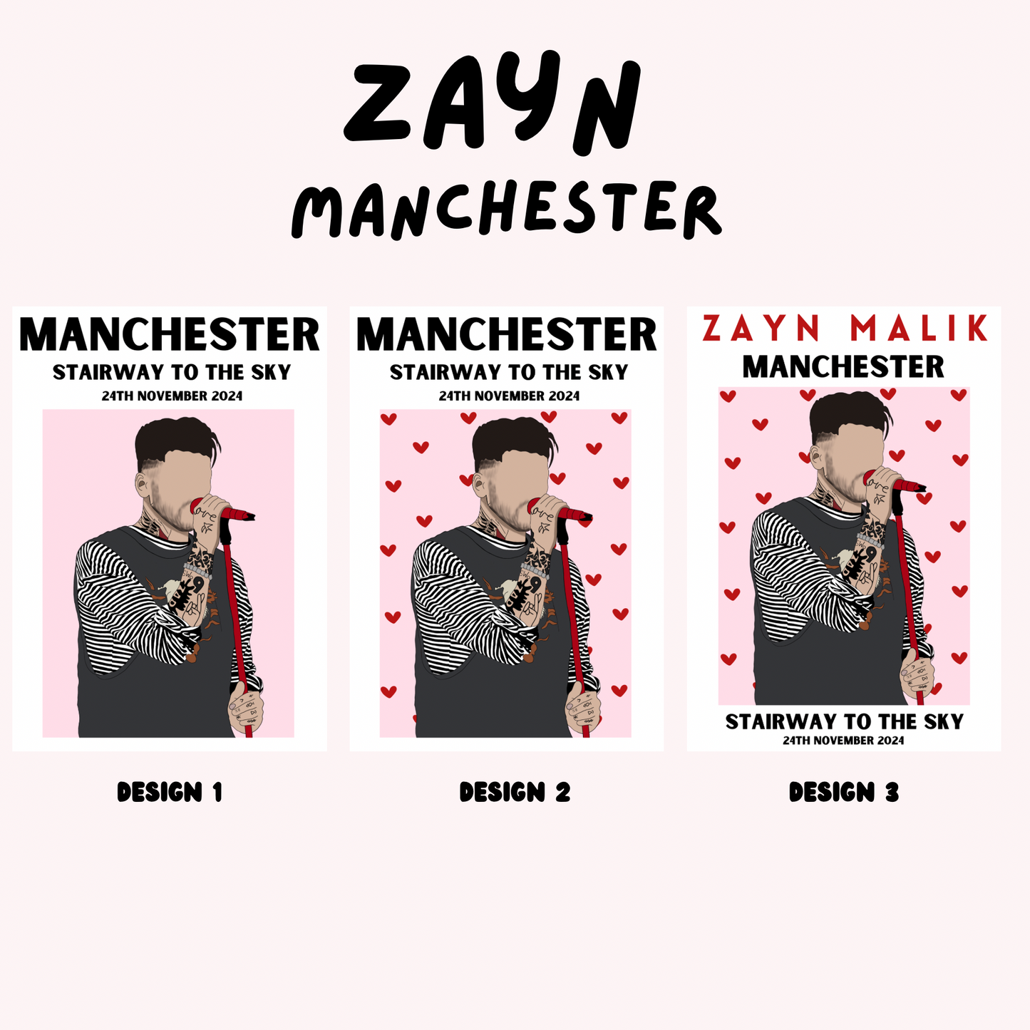 Zayn Malik Manchester Print