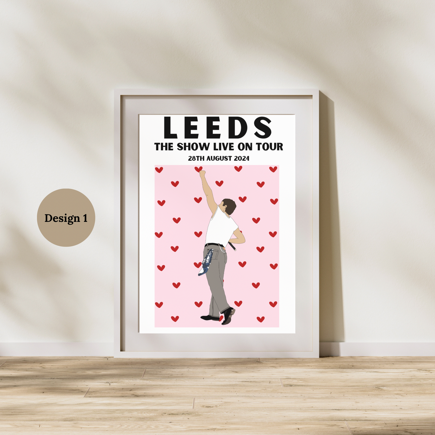 Niall Horan Leeds Poster | The show live on tour poster | TSLOT 24