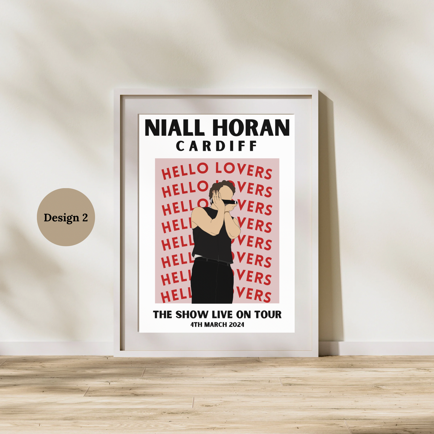 Niall Horan Cardiff Poster | The show live on tour poster | TSLOT 24
