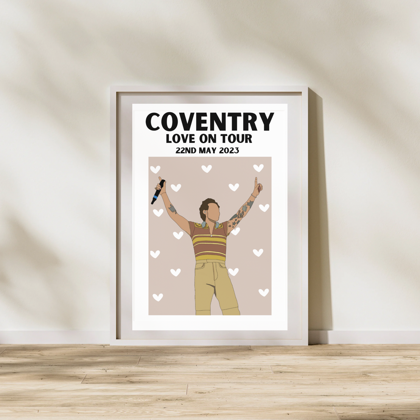 Harry Styles Coventry Night 1 Poster | Love on Tour Poster | HSLOT 23 Coventry N1 Poster | Harry Styles Poster