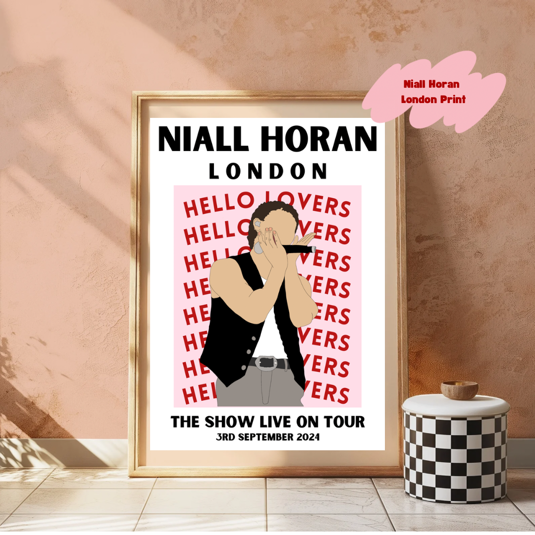 Niall Horan London Poster | The show live on tour poster | TSLOT 24