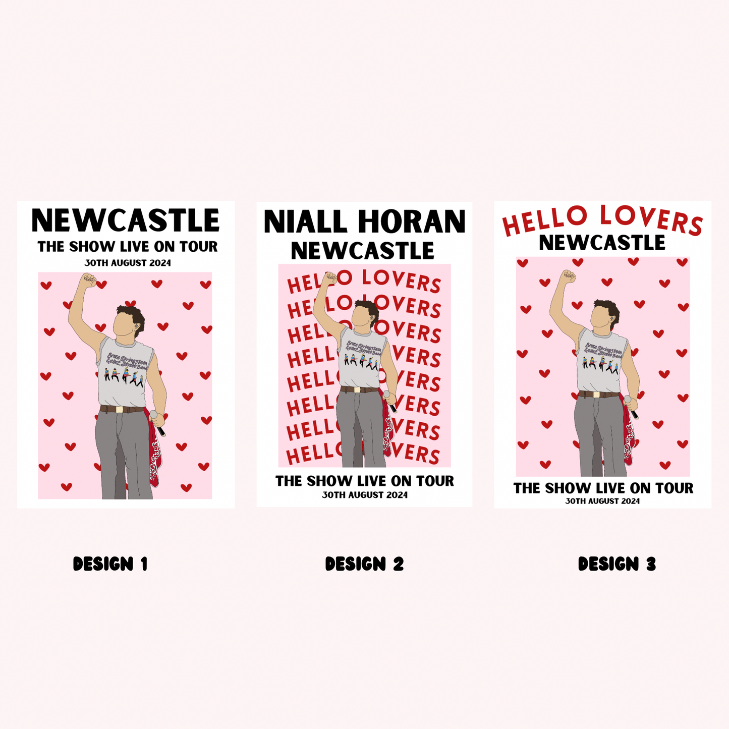 Niall Horan Newcastle Poster | The show live on tour poster | TSLOT 24