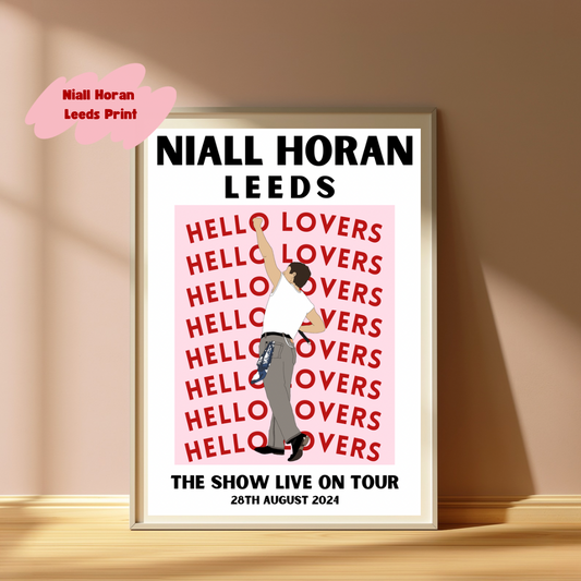 Niall Horan Leeds Poster | The show live on tour poster | TSLOT 24