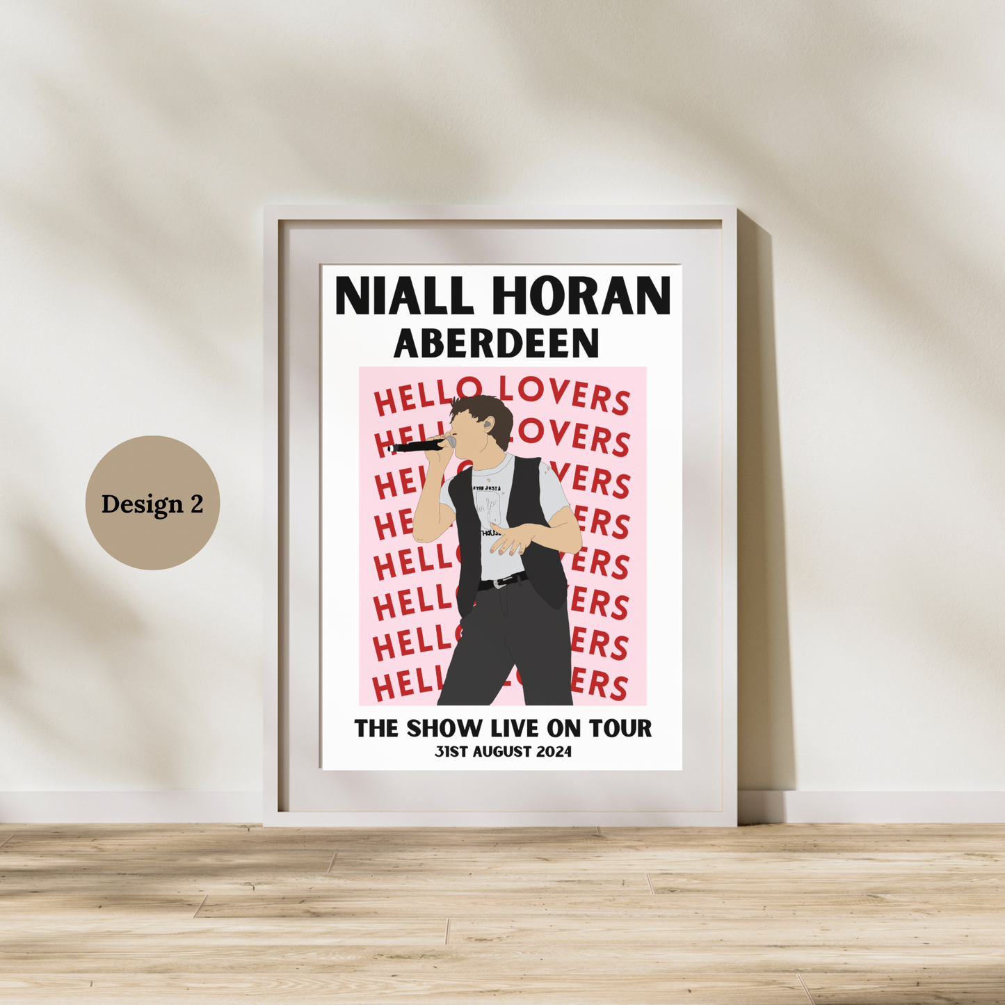 Niall Horan Aberdeen Poster | The show live on tour poster | TSLOT 24