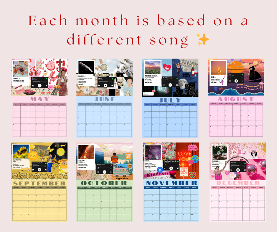 HS inspired 2026 Calendar - Fine Line Edition