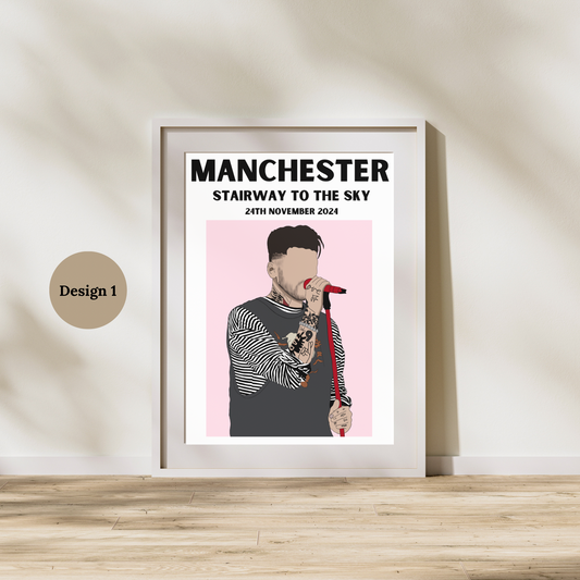 Zayn Malik Manchester Print