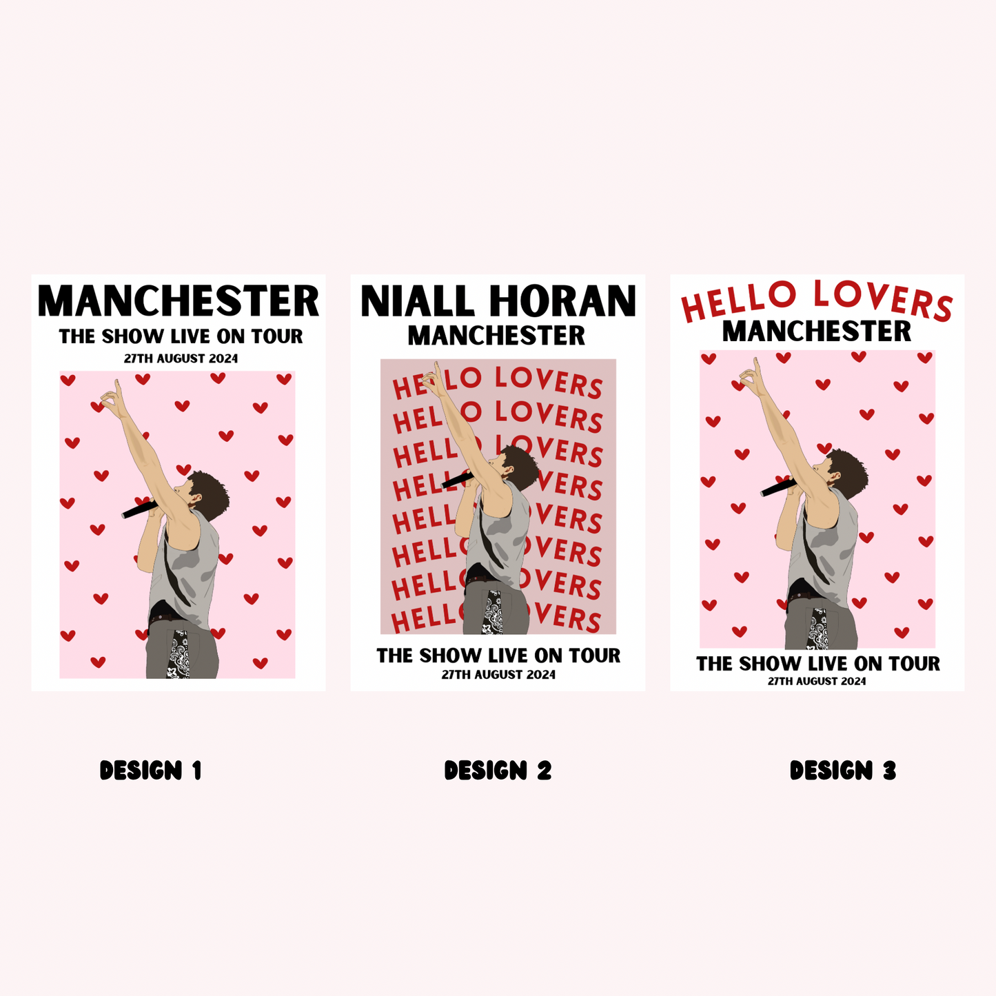 Niall Horan Manchester Poster | The show live on tour poster | TSLOT 24
