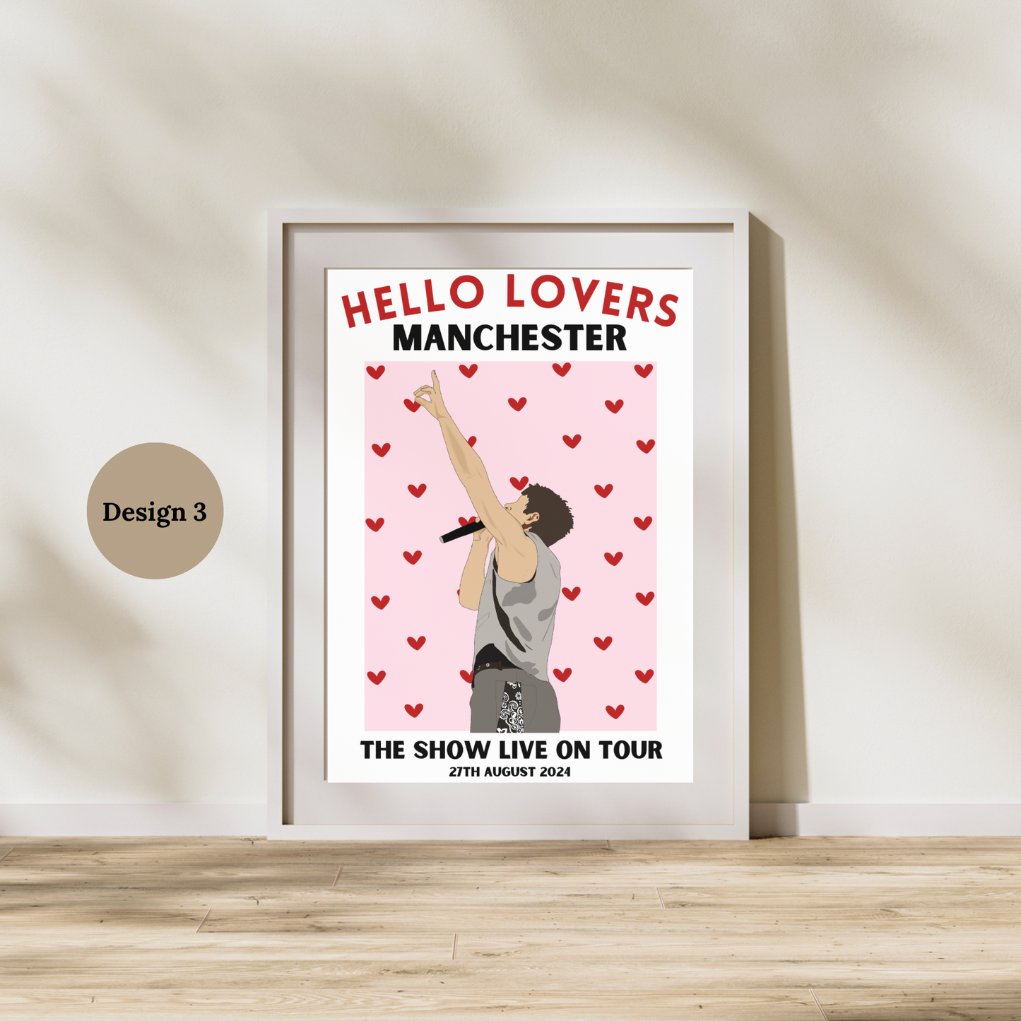 Niall Horan Manchester Poster | The show live on tour poster | TSLOT 24