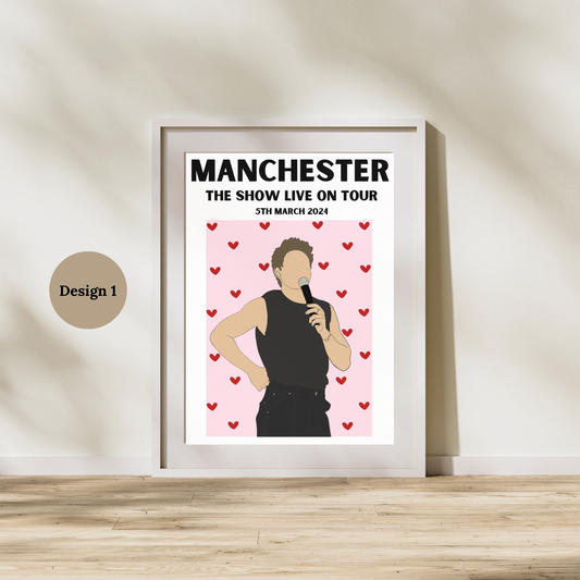 Niall Horan Manchester N1 Poster | The show live on tour poster | TSLOT 24