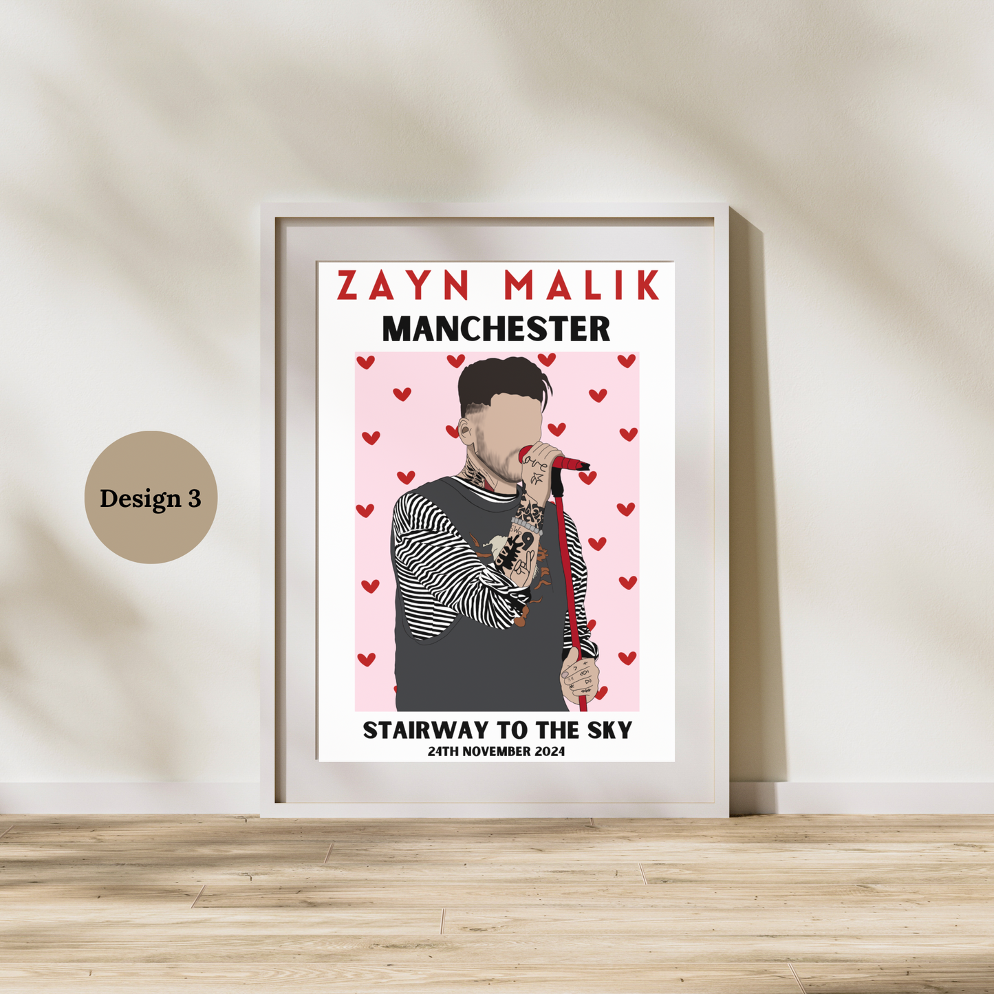 Zayn Malik Manchester Print