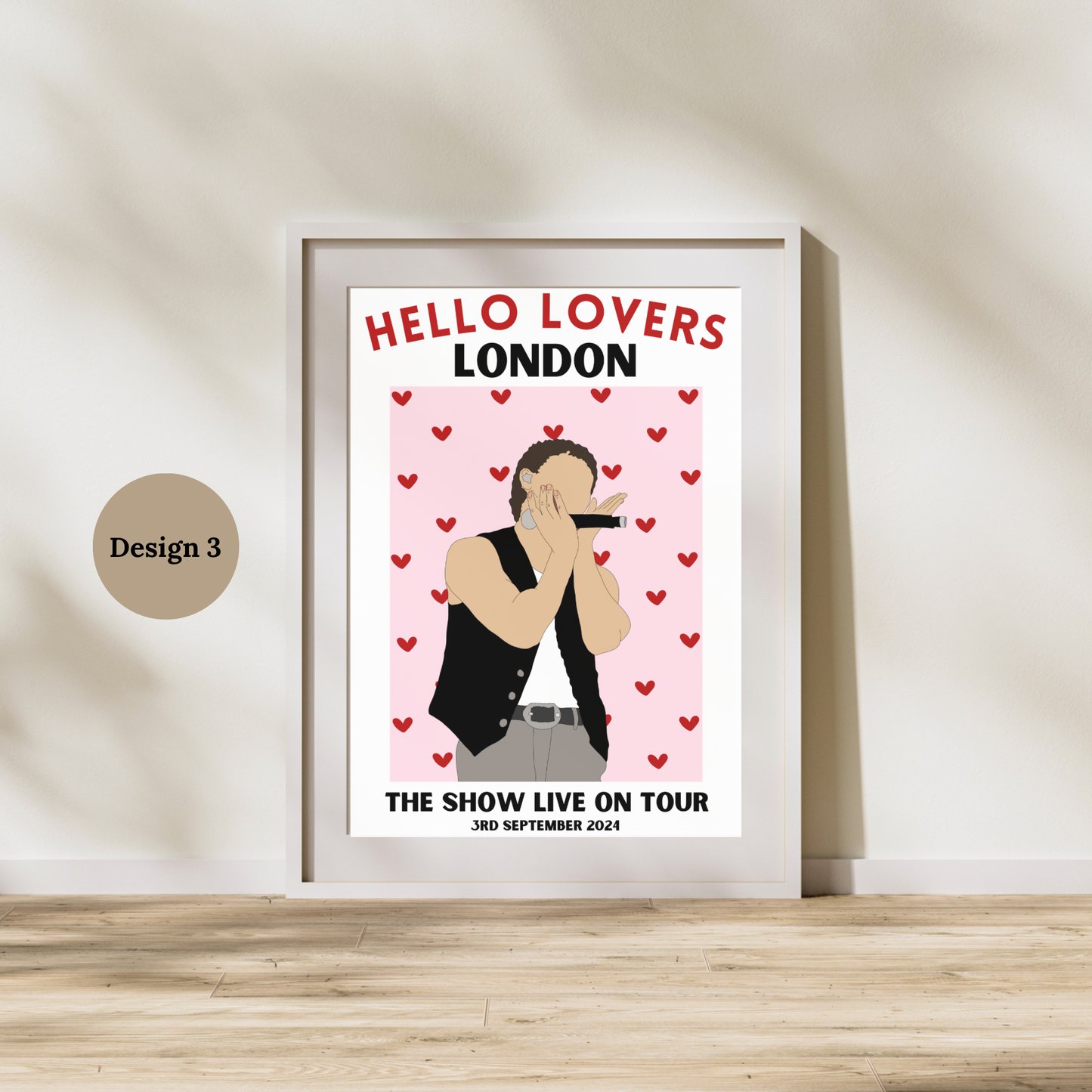 Niall Horan London Poster | The show live on tour poster | TSLOT 24