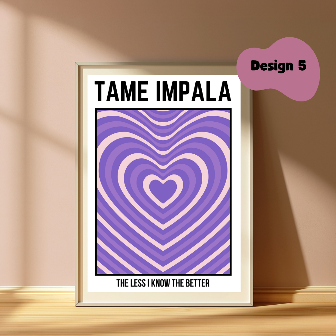 Tame Impala Inspired Prints