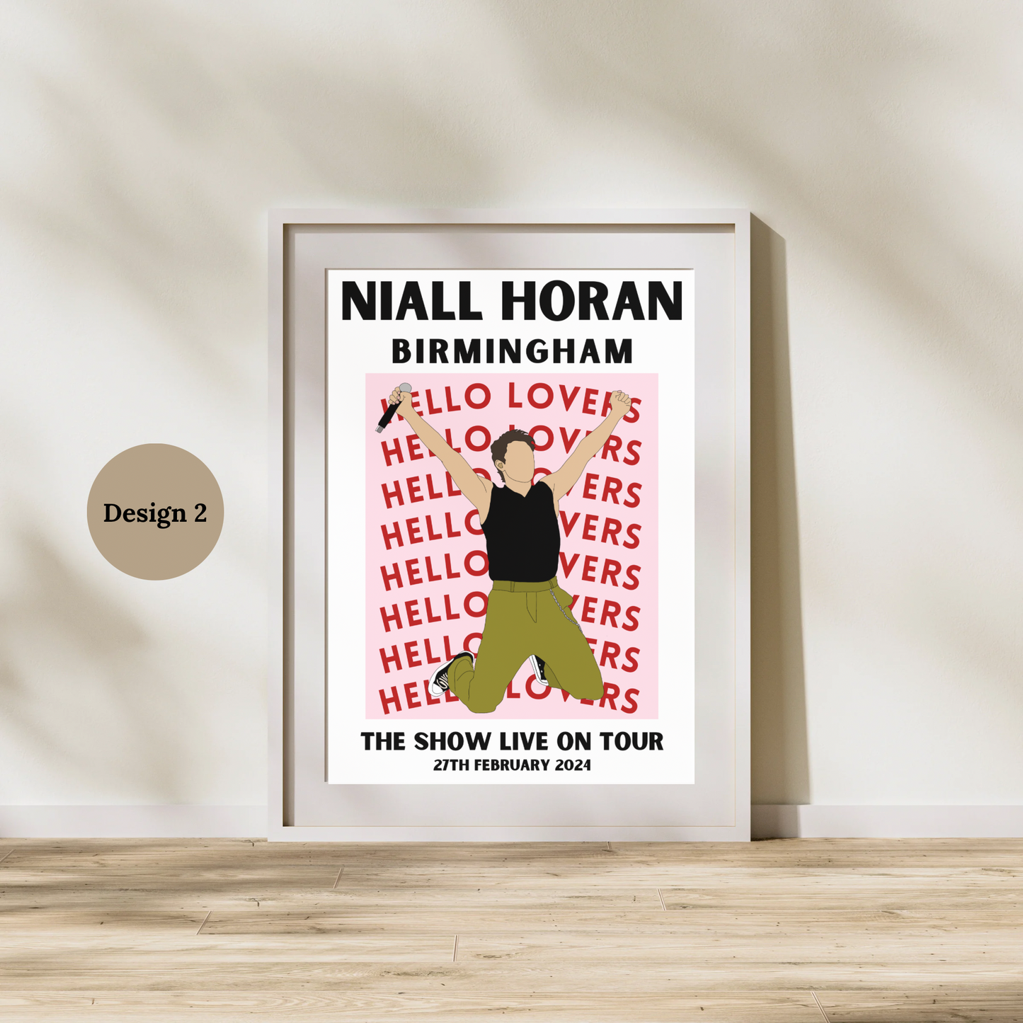 Niall Horan Birmingham Poster | The show live on tour poster | TSLOT 24