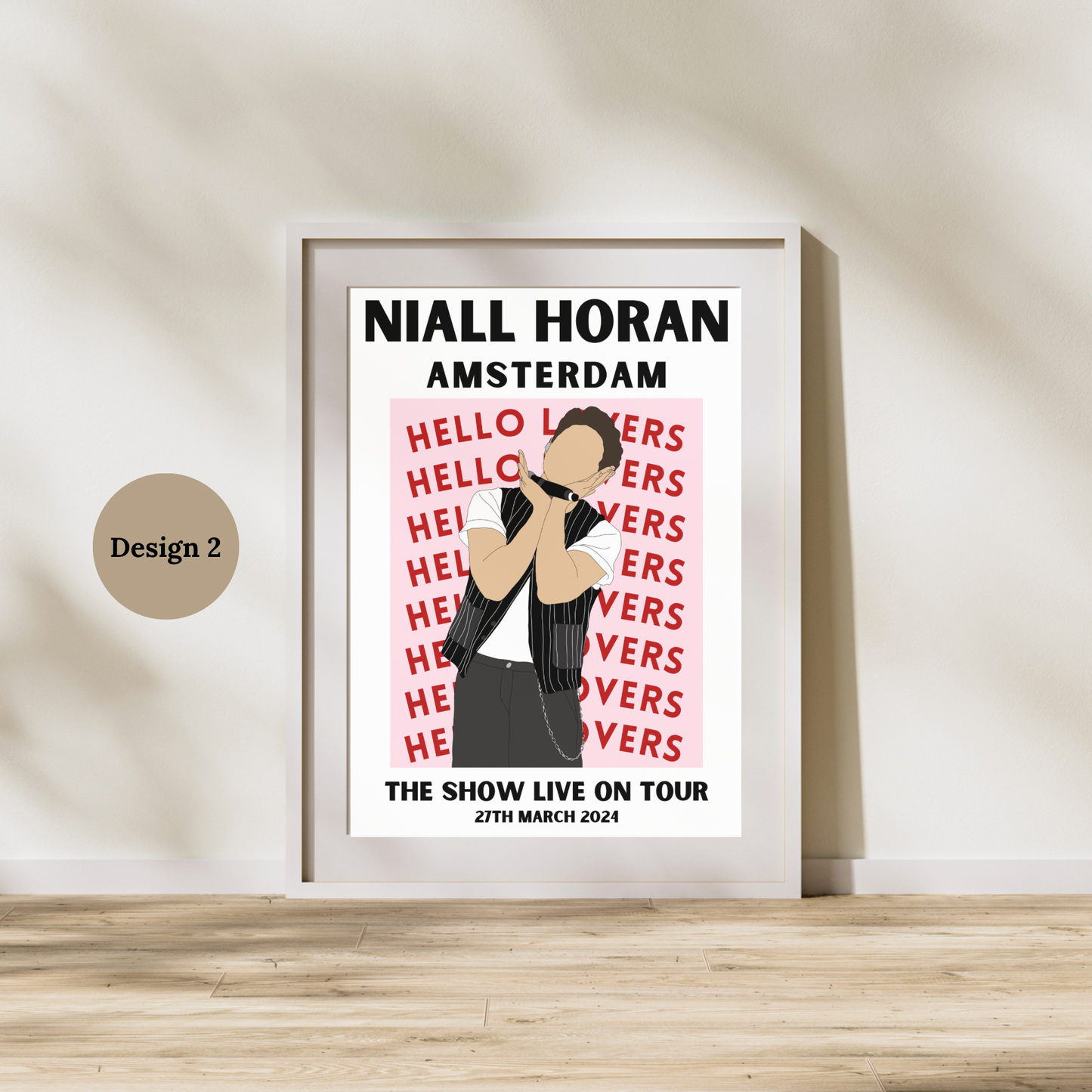 Niall Horan Amsterdam Poster | The show live on tour poster | TSLOT 24