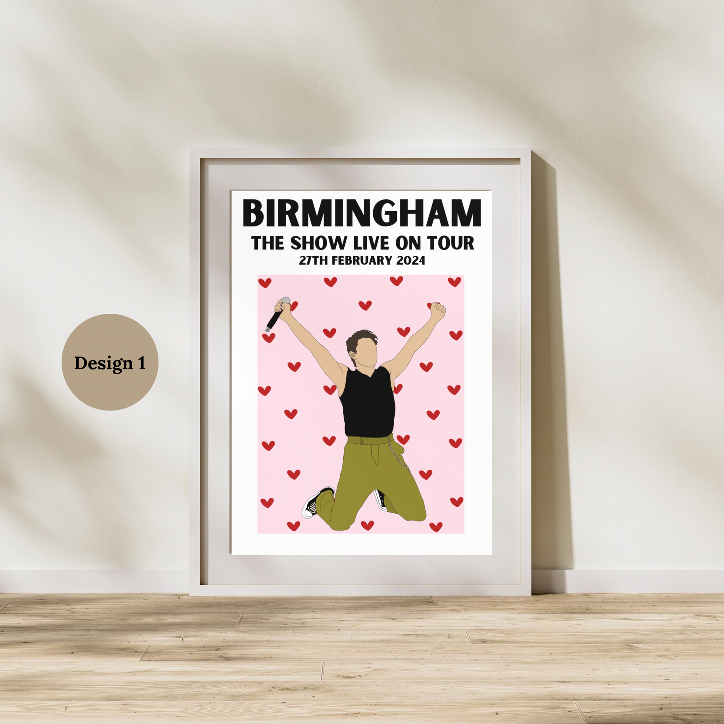 Niall Horan Birmingham Poster | The show live on tour poster | TSLOT 24