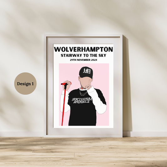 Zayn Malik Wolverhampton Print