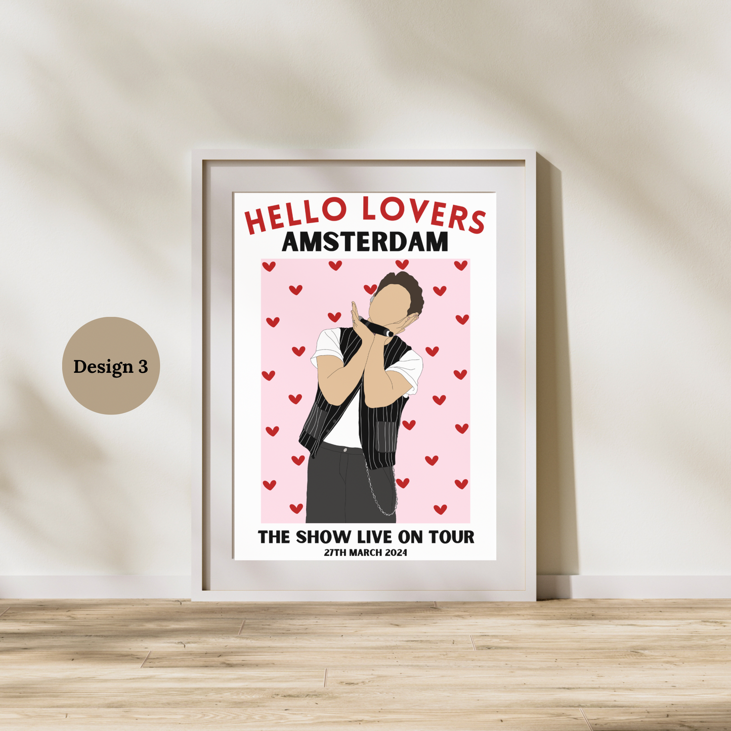 Niall Horan Amsterdam Poster | The show live on tour poster | TSLOT 24