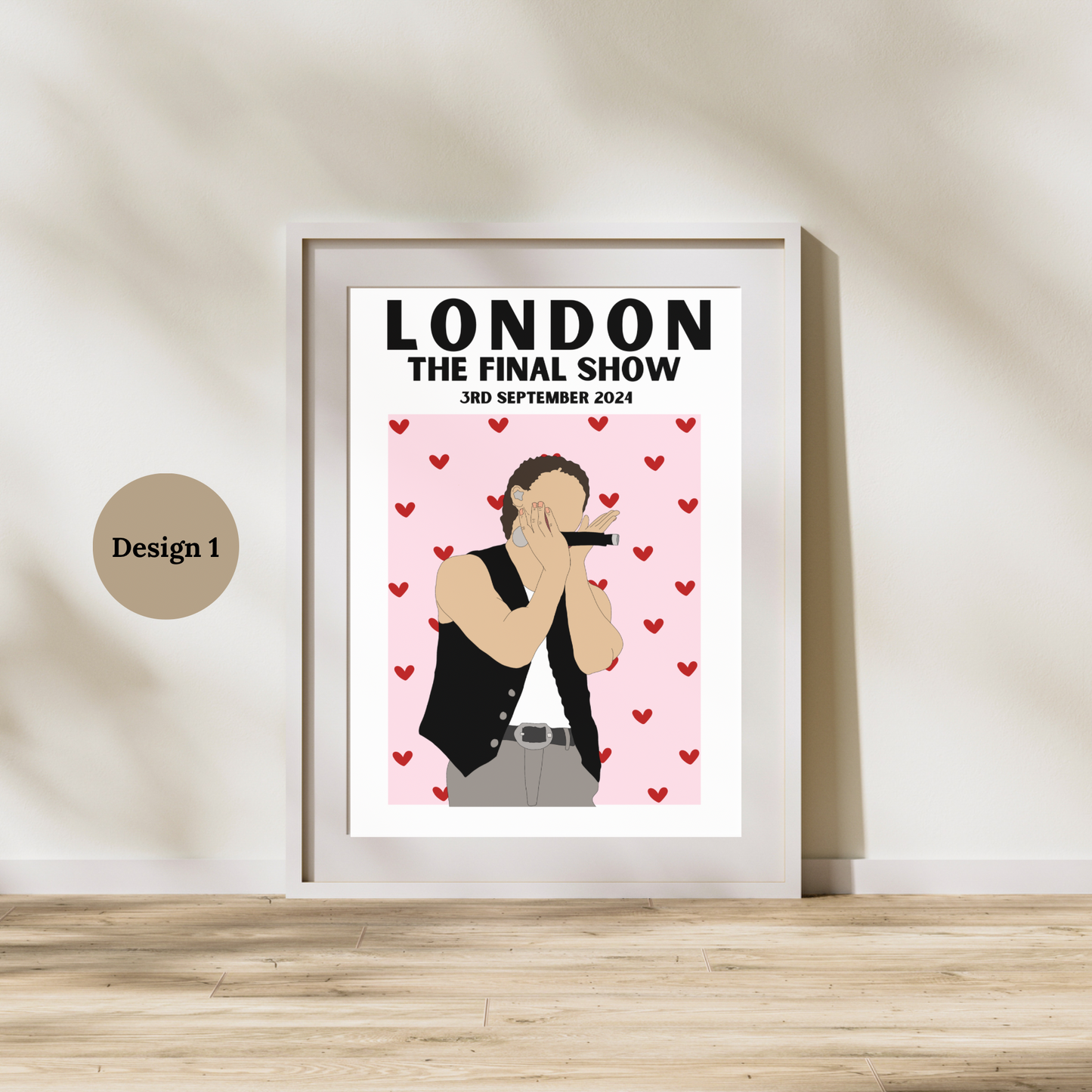 Niall Horan London Poster | The show live on tour poster | TSLOT 24