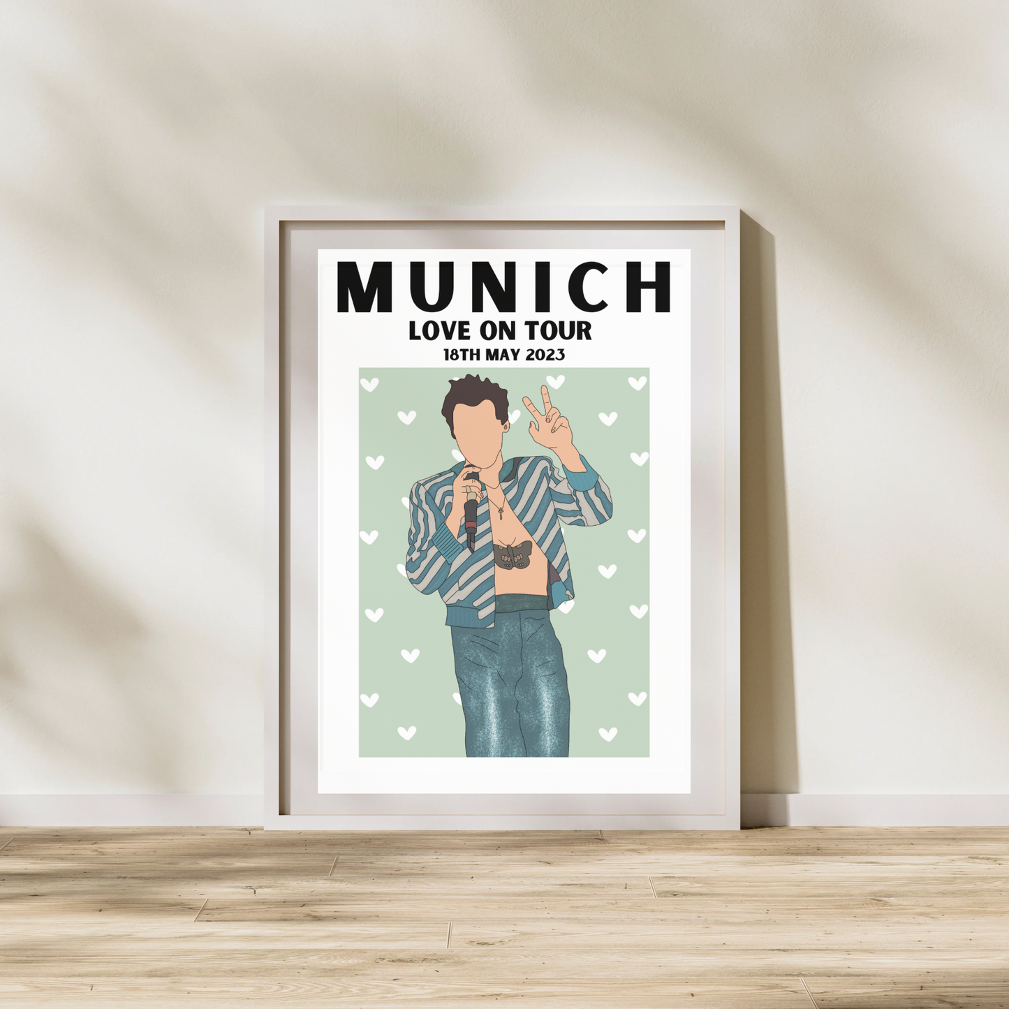 Harry Styles Munich Night 2 Poster | Love on Tour Poster | HSLOT 23