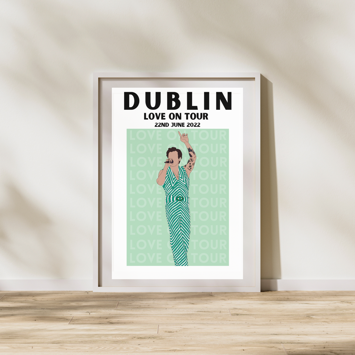 Harry Styles Dublin 2022 Poster | Love on Tour Poster