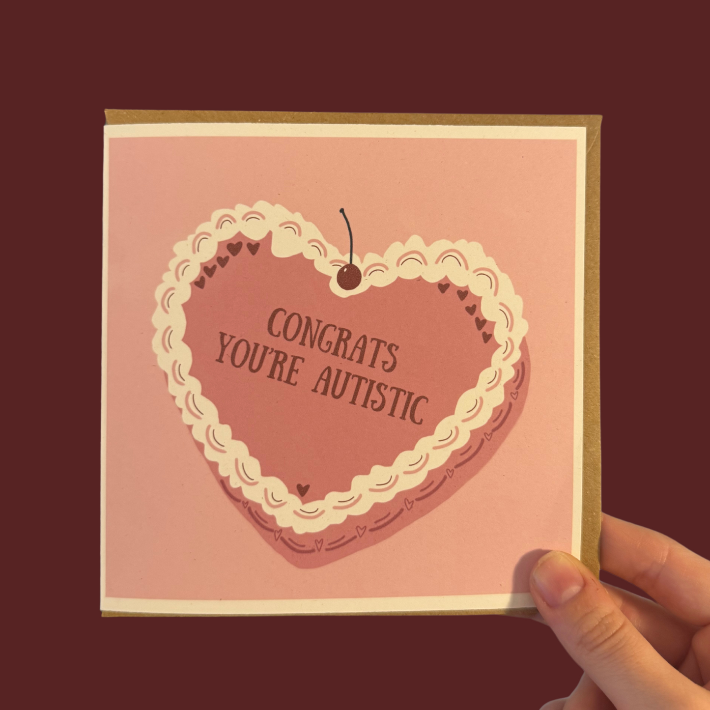 Congrats You're Autistic - Greeting Card