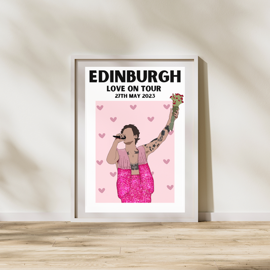 Harry Styles Edinburgh Night 2 Poster | Love on Tour Poster | HSLOT 23 Edinburgh N2 Poster | Harry Styles Posters