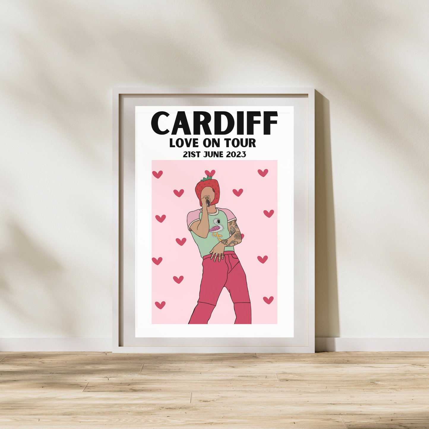 Harry Styles Cardiff Night 2 Poster | Love on Tour Poster | HSLOT 23 Cardiff N2 Poster | Harry Styles Posters