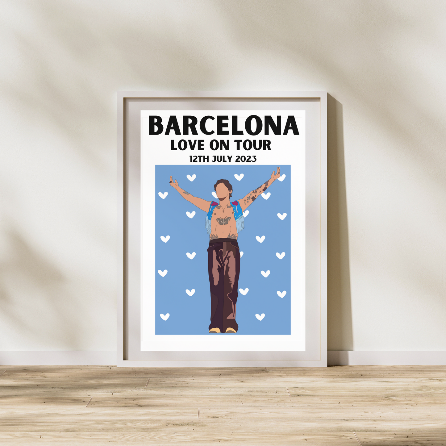 Harry Styles Barcelona Poster | Love on Tour Poster | HSLOT 23 Barcelona Poster | Harry Styles Posters