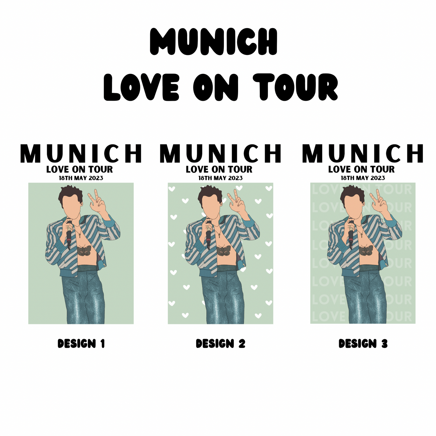 Harry Styles Munich Night 2 Poster | Love on Tour Poster | HSLOT 23