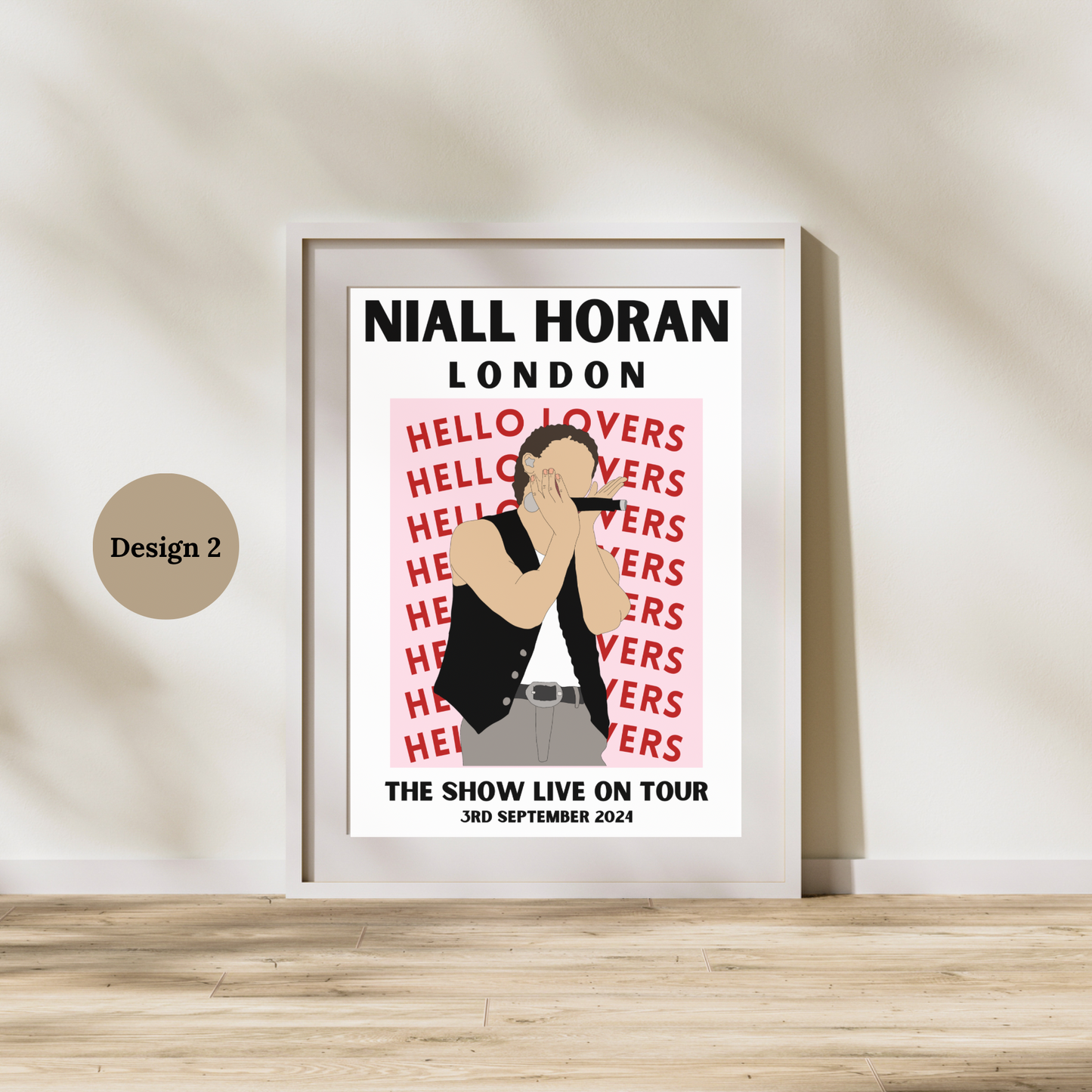 Niall Horan London Poster | The show live on tour poster | TSLOT 24