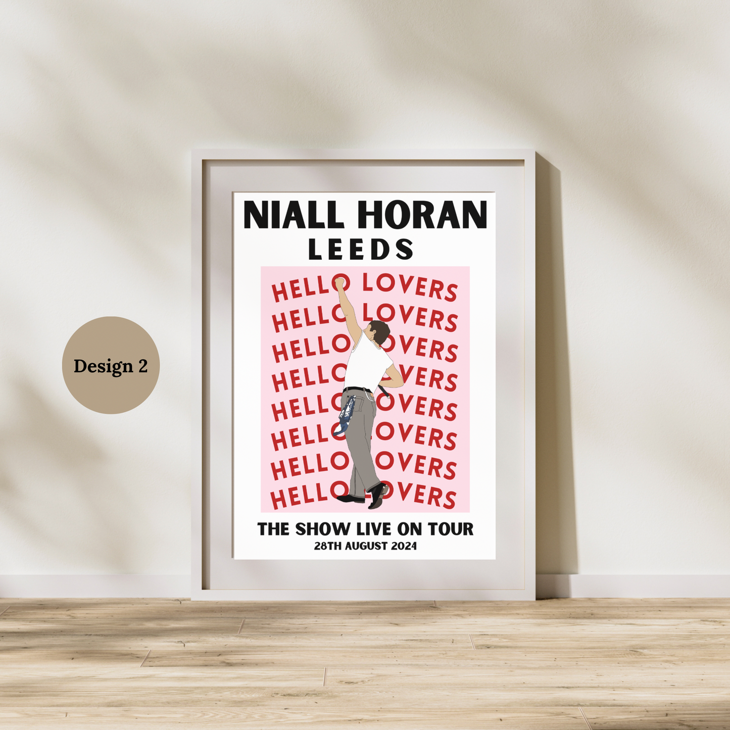 Niall Horan Leeds Poster | The show live on tour poster | TSLOT 24