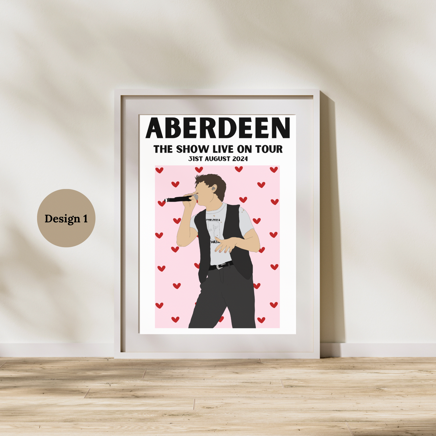 Niall Horan Aberdeen Poster | The show live on tour poster | TSLOT 24