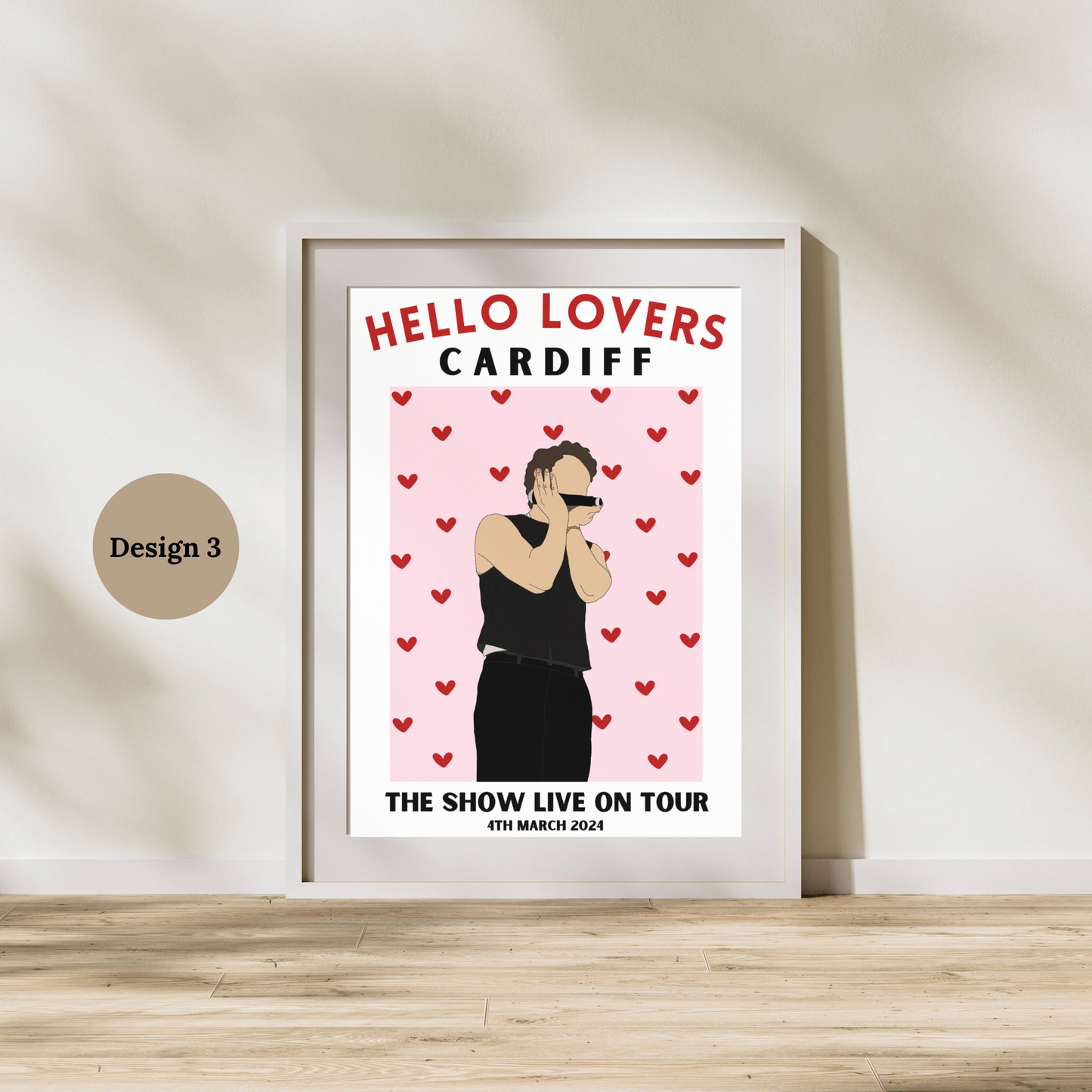 Niall Horan Cardiff Poster | The show live on tour poster | TSLOT 24