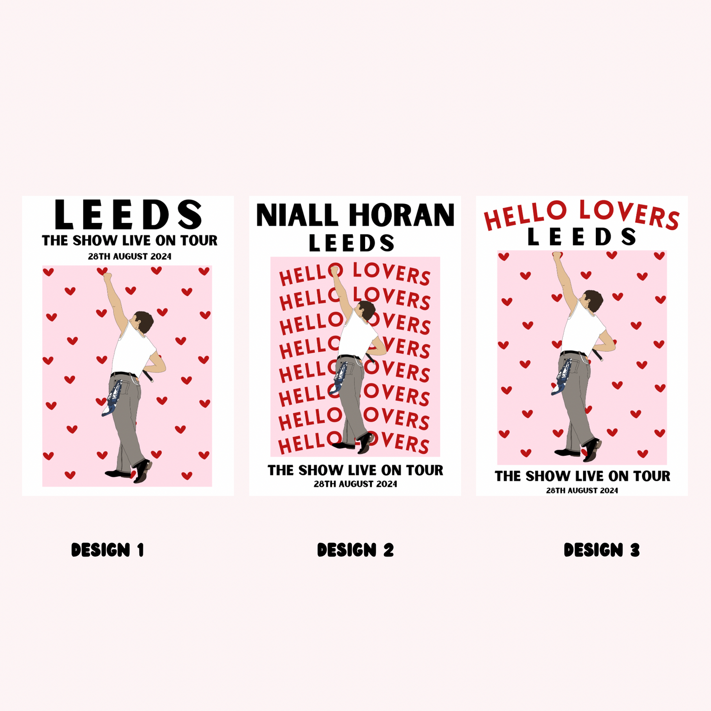 Niall Horan Leeds Poster | The show live on tour poster | TSLOT 24