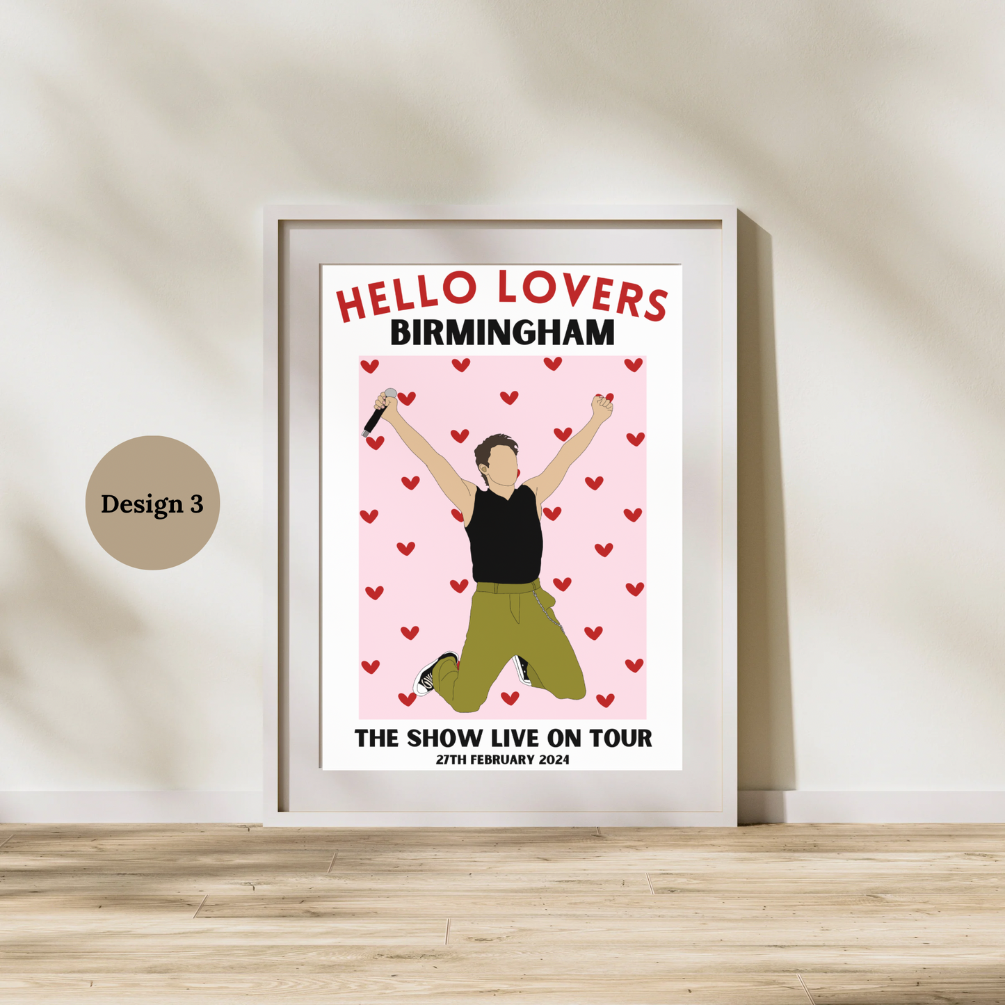Niall Horan Birmingham Poster | The show live on tour poster | TSLOT 24