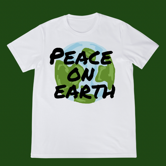 PEACE ON EARTH GRAPHIC TEE
