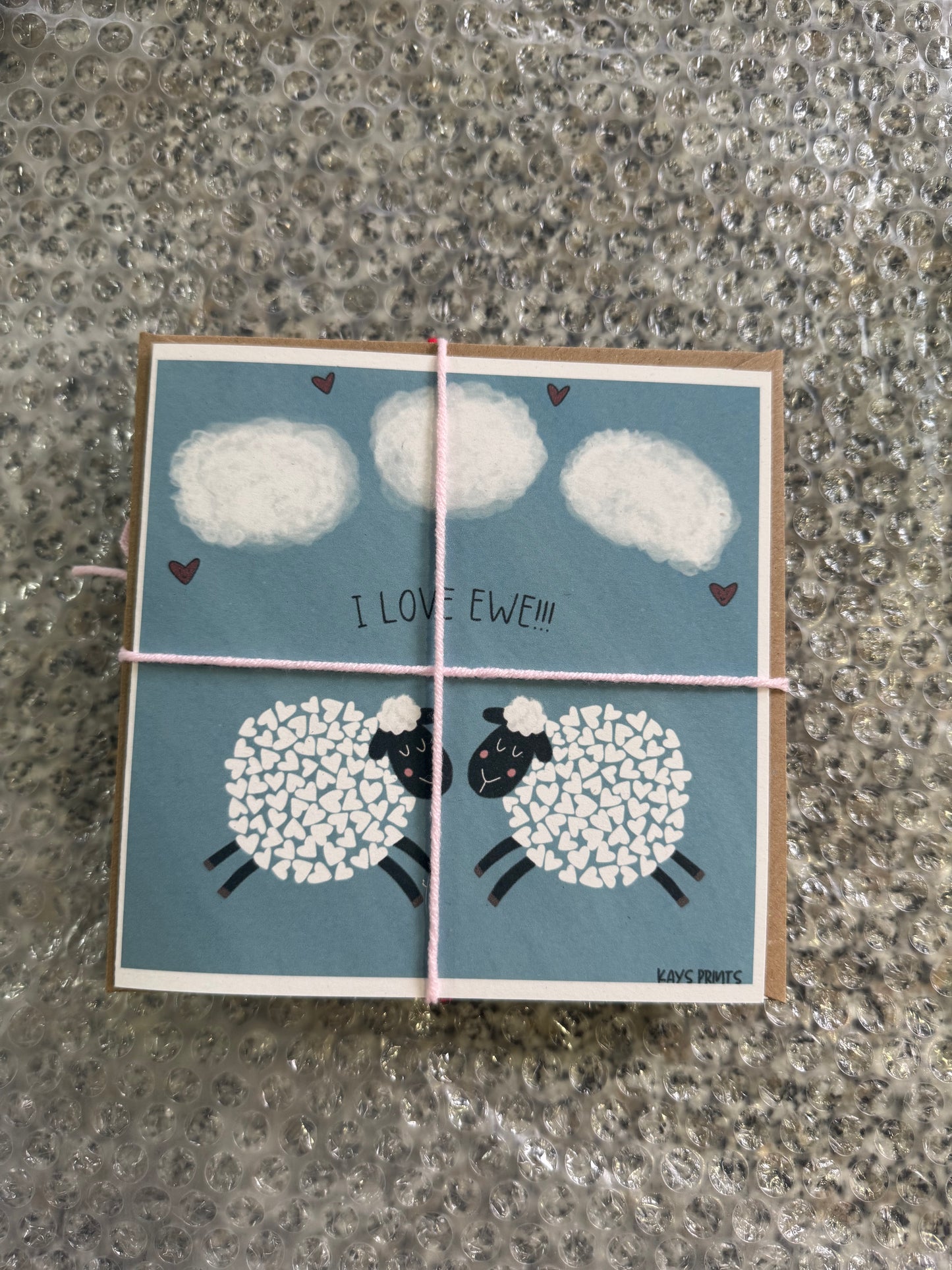 I Love Ewe - Greeting Card