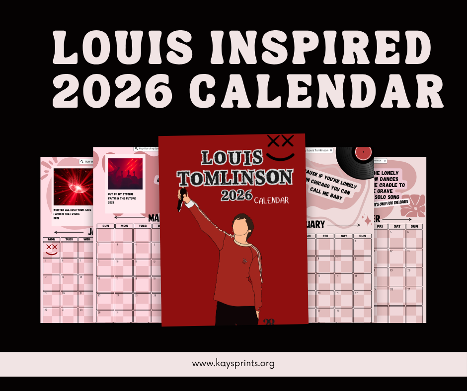 LOUIS INSPIRED 2026 CALENDAR