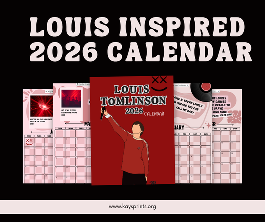 LOUIS INSPIRED 2026 CALENDAR