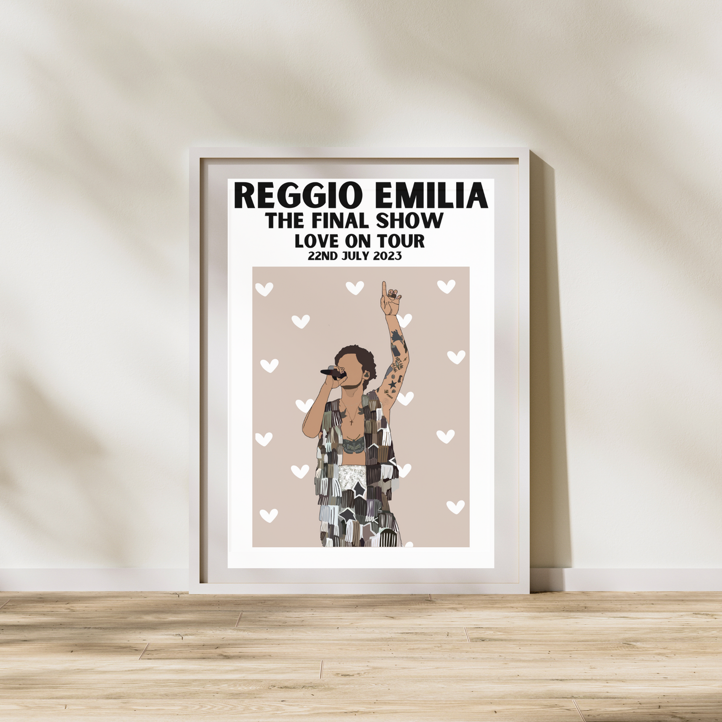 Harry Styles Reggio Emilia Poster | Love on Tour Poster | HSLOT 23 Reggio Emilia Italy Poster | Harry Styles Posters