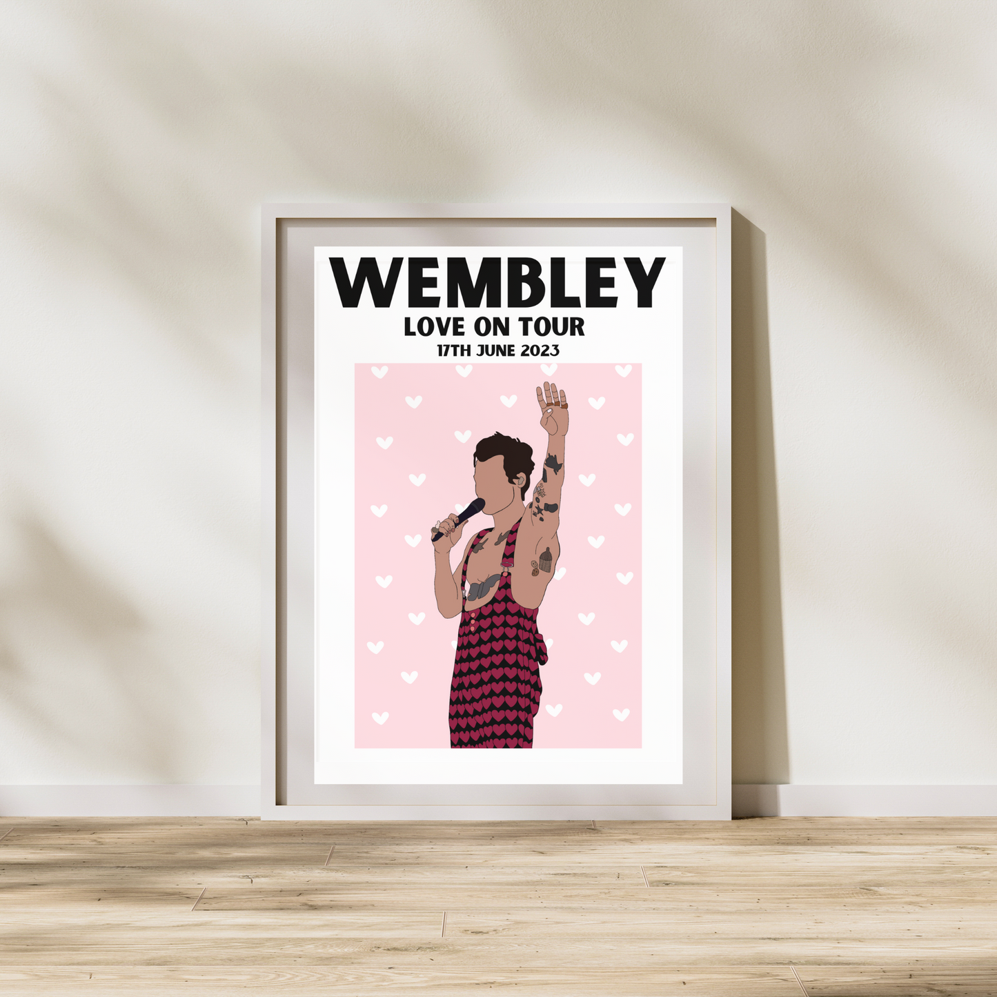 Harry Styles Wembley Night 4 Poster | Love on Tour Poster | HSLOT 23 Wembley N4 Poster | Harry Styles Poster