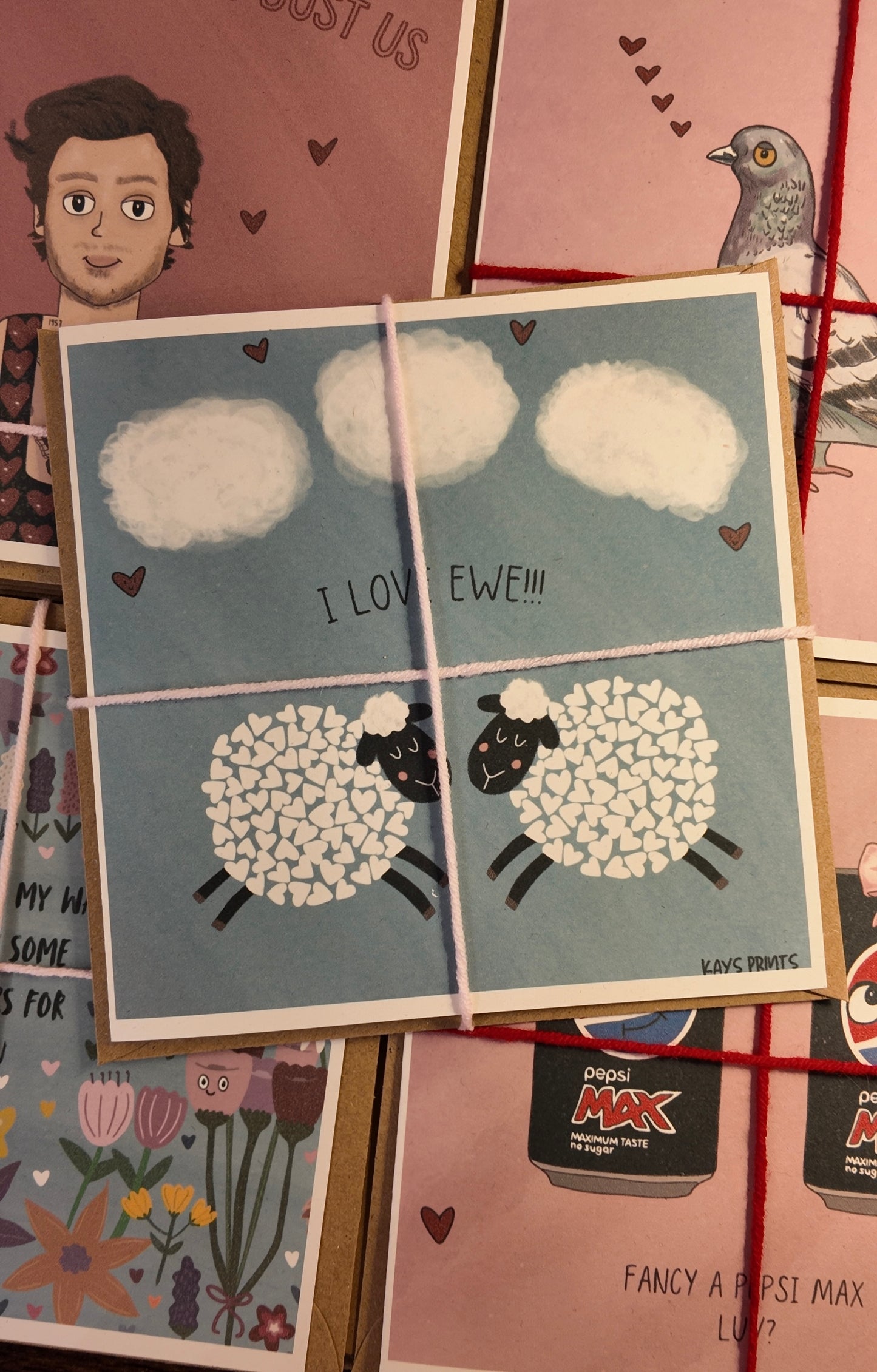 I Love Ewe - Greeting Card